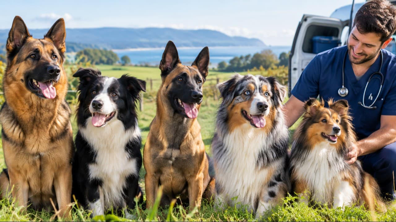 Razas de perros pastores: características, cuidados y salud